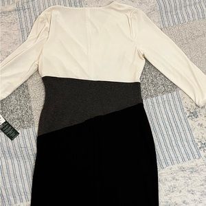 Ralph Lauren fitted color block dress 12